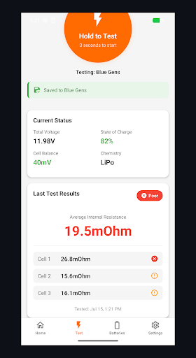 Battery Guardian: LiPo Internal Resistance Meter and Cell Checker