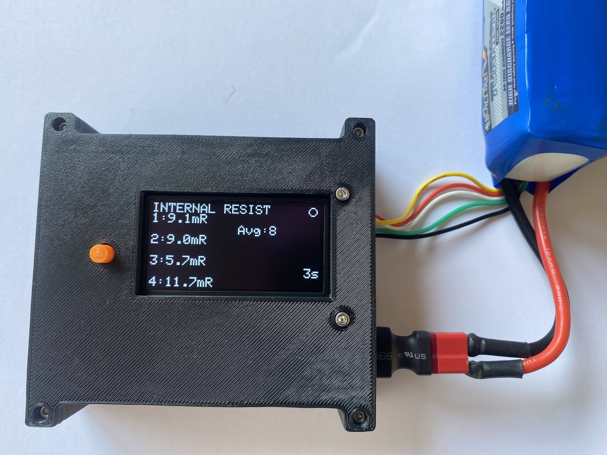 Battery Guardian: LiPo Internal Resistance Meter and Cell Checker