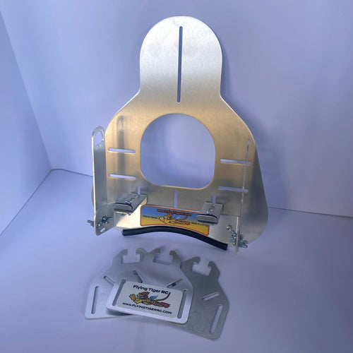 Flying Tiger Tricycle Field Kit: transmitter tray with the three-piece tricycle wheel chock set