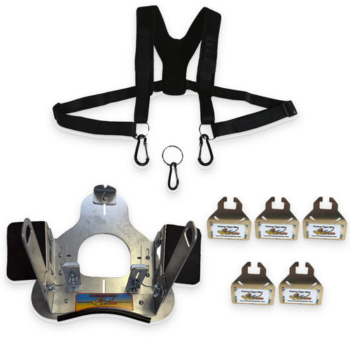 Ultimate kit: transmitter tray with hand pads, two-point harness and 5 wheel chocks
