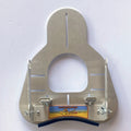 Flying Tiger RC aluminium transmitter tray, front view, without hand pads