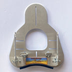Flying Tiger RC aluminium transmitter tray, front view, without hand pads, alternate frame